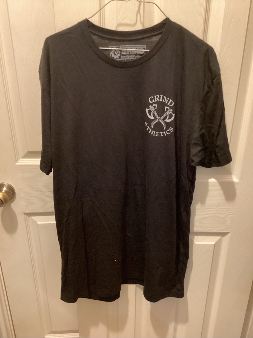 Men's Black Short Sleeve Logo Tee